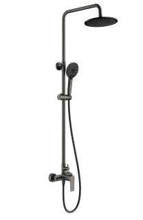 Душевая стойка Wonzon & Woghand Blend WW-A30103-BGG тёмный графит